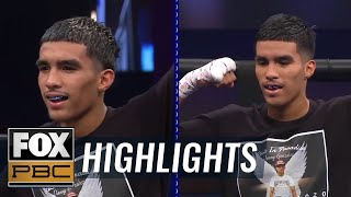 Identical twins Angel & Chavez Barrientes pick up unanimous-decision wins | HIGHLIGHTS | PBC ON FOX
