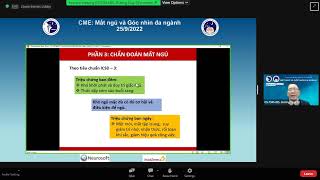 Cập nhật chẩn đoán và điều trị mất ngủ ở góc nhìn đa ngành.  CME hội y học mất ngủ VN