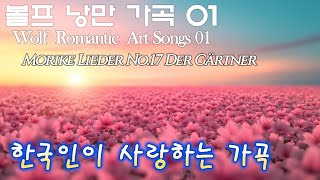 볼프 낭만 가곡 01ㅣWolf - Morike Lieder No.17 Der Gärtner : C Major - Allegro🎹한국인이 사랑하는 가곡