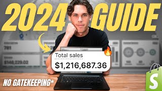 The ONLY 2024 Shopify Dropshipping Course You Will Need To Watch (6 Years Of Experience)