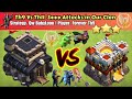 th9 vs th11 3 star⭐ attacks using govape u0026 u0026 queen walk baby loon clashofclans th9vsth11 3star