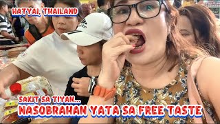 HALA! MINUKBANG ANG FREE TASTE | HATYAI GROUP TOUR