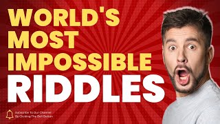 World's Most Impossible Riddles: Can You Crack The Code? 🤯 #commonsensequiz #quiz #trivia #riddles