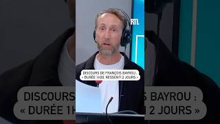 🤣 Discours de François Bayrou : \