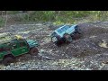 land rover day discovery u0026 defender mst cfx ws u0026 traxxas trx4 control 2 cars at the same time