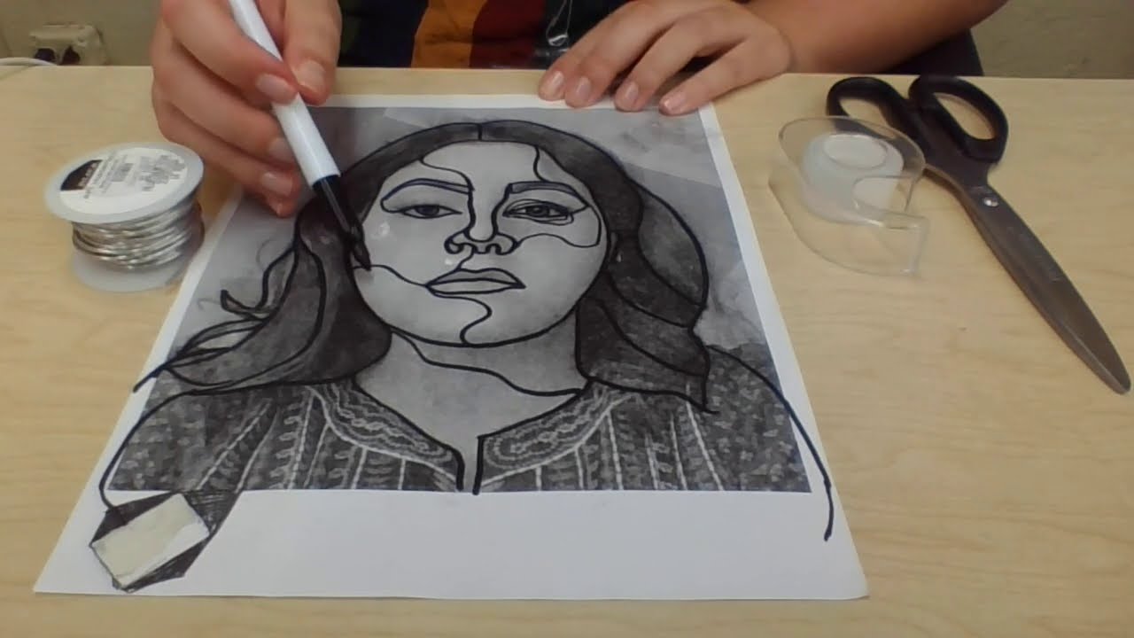Wire Portrait Demonstration Youtube