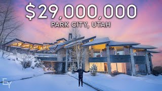 Touring a Futuristic Glass Mountain Home During a Snow Storm!