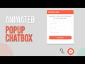 How to create Website Chat Box using HTML and CSS | Create Chat Box with HTML and CSS