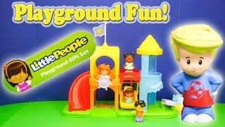 Fisher Price Little People Playground Playset Unboxing and Review