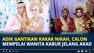 Viral Adik Gantikan Kakak Nikahdi Sulawesi, Calon Mempelai Wanita Kabur Jelang Akad Nikah