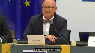 Dr. David Martin Hearing im EU Parlament zu Sars-Cov 19 (german)