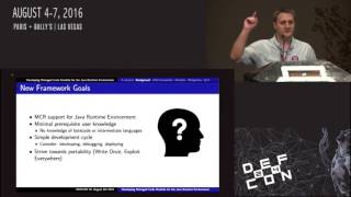 DEF CON 24 - Benjamin Holland - Developing Managed Code Rootkits for JRE