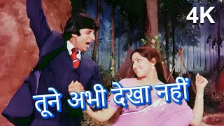 Tune Abhi Dekha Nahin 4K Video Song | Do Aur Do Paanch Song | Kishore Kumar Rap Song | Amitabh