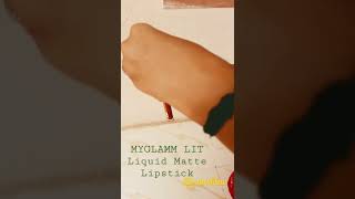 Unboxing MYGLAMM LIT Liquid Matte Lipstick!LM18 SWINGERshade#myglamm #lipstick#makeup#beauty #shorts