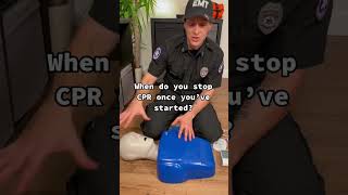 PSA! Do you know when it’s ok to stop CPR?