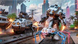 Upgrade Spider Legs Train‼️ Hunting Toys Bus Eater Choo Choo Charles Zombie Train Monster Truck