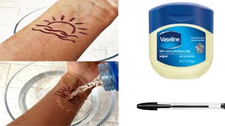 How To Make Tattoo At Home With Pen  .water proof