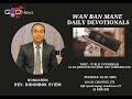 WAN BAN MANE(DAILY DEVOTIONALS)-U BLEI U PYNKHIAH IA KA JINGLWET KA JONG NGI ||REV. BIDONBOK SYIEM||