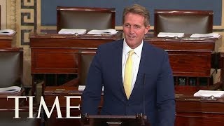 Republican Senator Jeff Flake Blasts Donald Trump's Comments: 'Treason Is Not A Punchline' | TIME