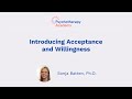 Introducing Acceptance and Willingness in ACT for PTSD