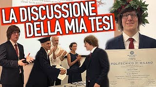 La discussione della mia tesi di laurea magistrale in telecomunicazioni!