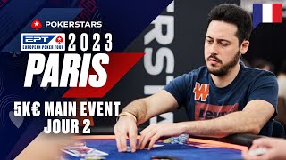 EPT Paris 2023 5K € MAIN EVENT - Jour 2 Cards Up commenté par Benny & Yu ♠️ PokerStars en Français