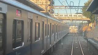 小田急3000形3264編成(6cars)急行本厚木OH34行→OH35愛甲石田駅発車！