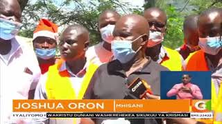 Dr Joshua Oron's Christmas Gift to street families in Kisumu