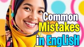 Common mistakes in English Avoid These Errors الأخطاء الشائعة فاللغة الإنجليزية#english_without_sin