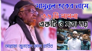 মাওলানা মামুনুল হকের নামে 36 টি মা*ম*লা একটিও সত্য নয়। আল্লামা জুনায়েদ আল হাবিব#almumen #youtube