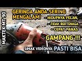 Cara memperbaiki mesin gerinda MAKTEK MT 90, Pelan berasap dan cepat panas.