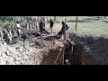 foundation setting for a 12m³ biogas digester in seipei in narok county