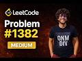 Balance a Binary Search Tree - Leetcode 1382 | DFS - Divide & Conquer | Python | English