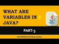 What are Variables in Java ? Part-5 | Java Tutorial