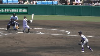 石橋高校《 4回表 2点タイムリーで先制！伊沢颯盛 》石橋(栃木) 5 - 0 聖和学園(宮城) 第106回全国高校野球選手権大会 2回戦 2024年8月13日(火)