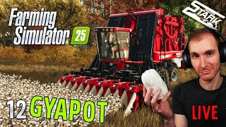 Farming Simulator 25 - 12.Rész (GYAPOT! Beindul a Ruha Biznisz) - Stark LIVE