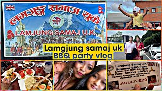 Lamjung Samaj Uk|| Summer BBQ party 2024||LaxmiGurung/Raju RD||Shotput/footballgame 👍🏅