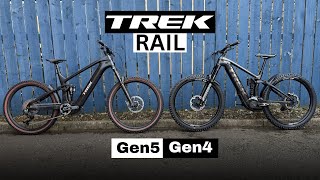 Trek Rail 2025 Gen 5 vs Gen 4