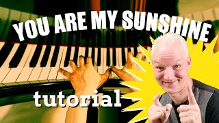 You Are My Sunshine, Piano Tutorial , Country Piano