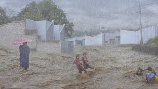 Σούπερ δυνατή βροχή, δυνατοί άνεμοι και κεραυνοί κόντεψε να με χτυπήσουν, η αϋπνία εξαφανίστηκε αμέ