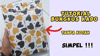 Cara bungkus kado tanpa kotak Cuma 5 menit😍😍🤗 #bungkuskadotanpakotak #carabungkuskadosimple