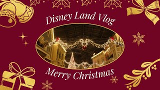 【Christmas Disney Land Vlog】クリスマスのディズニーランドをウィークナイトパスで遊び尽くした日