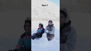 Dono beheno ne Banaya snowman #comedy #funny