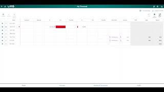 Dimensions - Edit Your Timecard