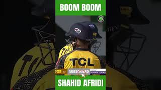 Boom Boom Shahid Afridi #HBLPSL8 #SabSitarayHumaray #SportsCentral #Shorts MI2A
