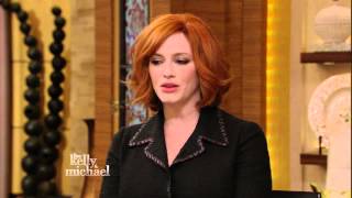 Christina Hendricks - gorgeous - Kelly Ripa show