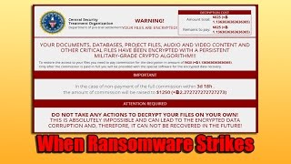 When Ransomware Strikes