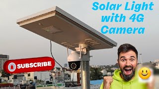 Solar street light with 4G SIM Camera Installation Guide #geniustechnologies