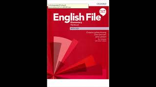 LISTENING English File 4e Elementary WB 3.1