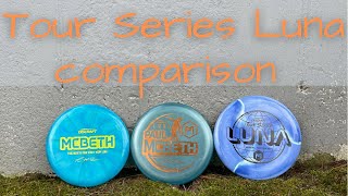 Discraft Tour Series Luna comparison